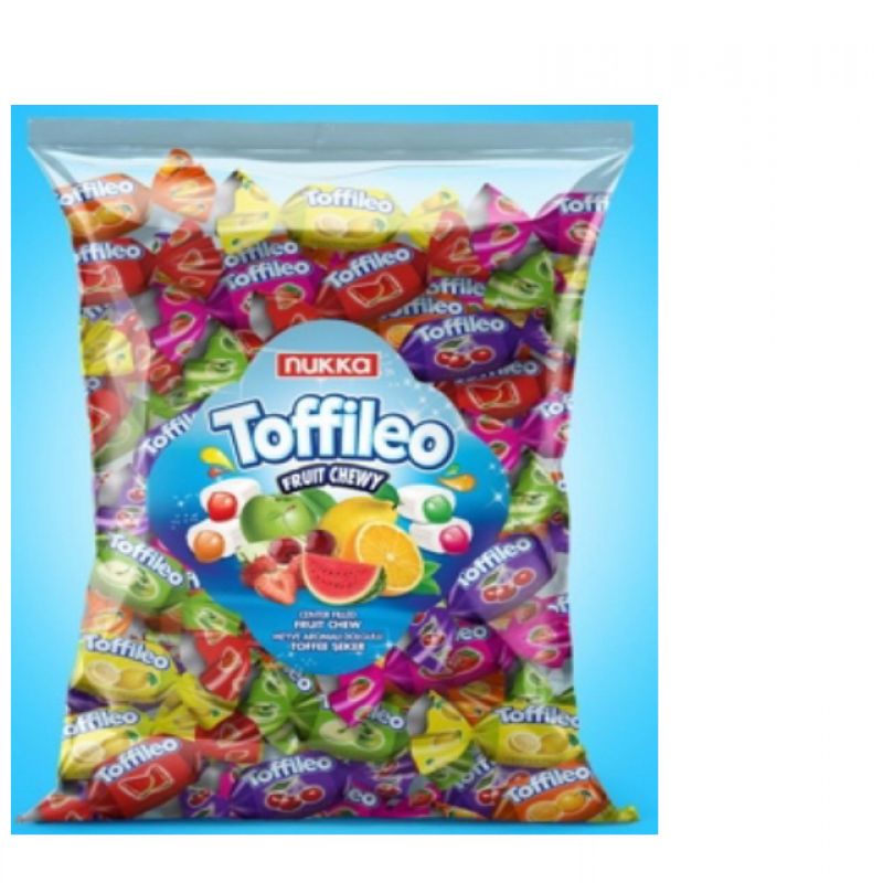 Жевательные конфеты с начинкой Toffileo 1 кг x 8 пакетов