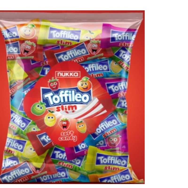Жевательные конфеты Toffileo Slim 1 кг x 8 пакетов