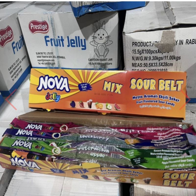 Nova sour belt mix лента 15 гр