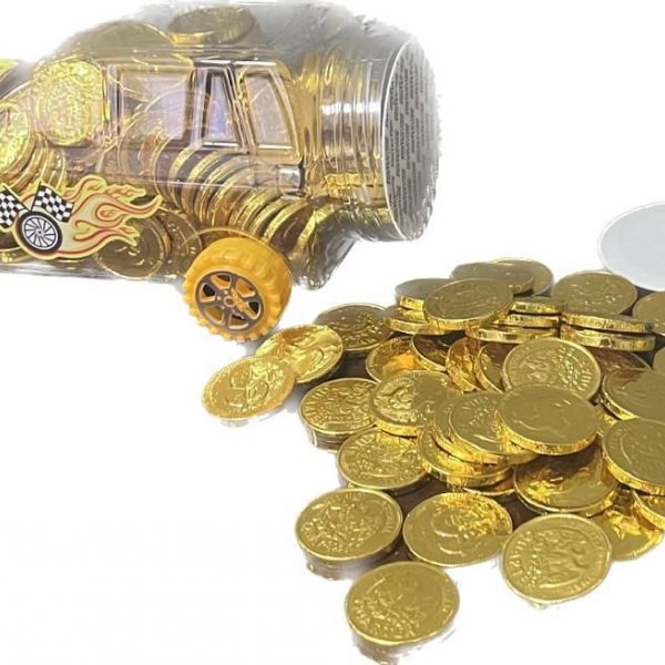 CHOCOLATE COIN-МОНЕТКИ В МАШИНКЕ