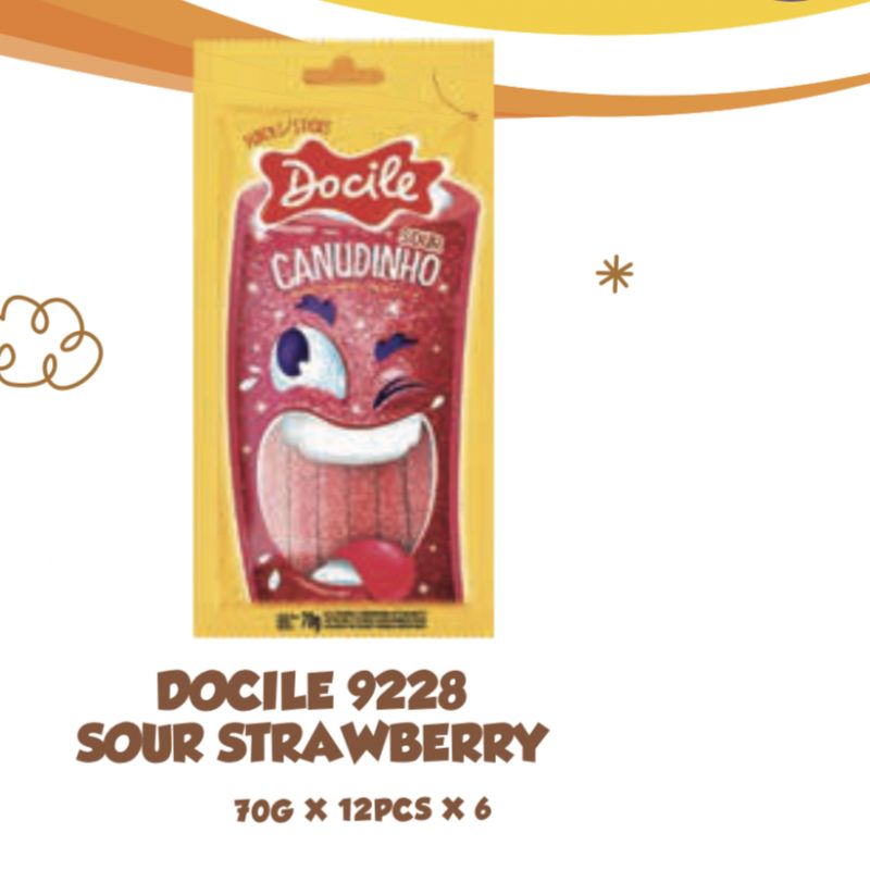 Docile pencils с сахаром,без сахара 70 гр